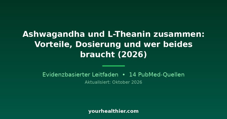 Ashwagandha und L-Theanin zusammen: Vorteile, Dosierung und wer beides braucht (2026)