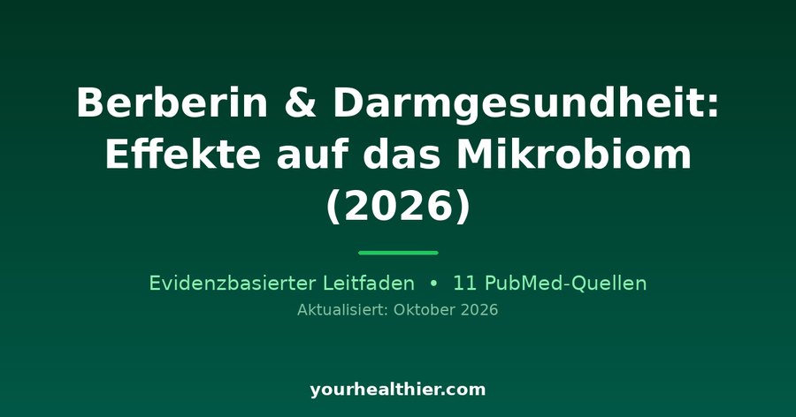 Berberin & Darmgesundheit: Effekte auf das Mikrobiom (2026)