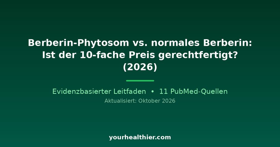 Berberin-Phytosom vs. normales Berberin: Ist der 10-fache Preis gerechtfertigt? (2026)