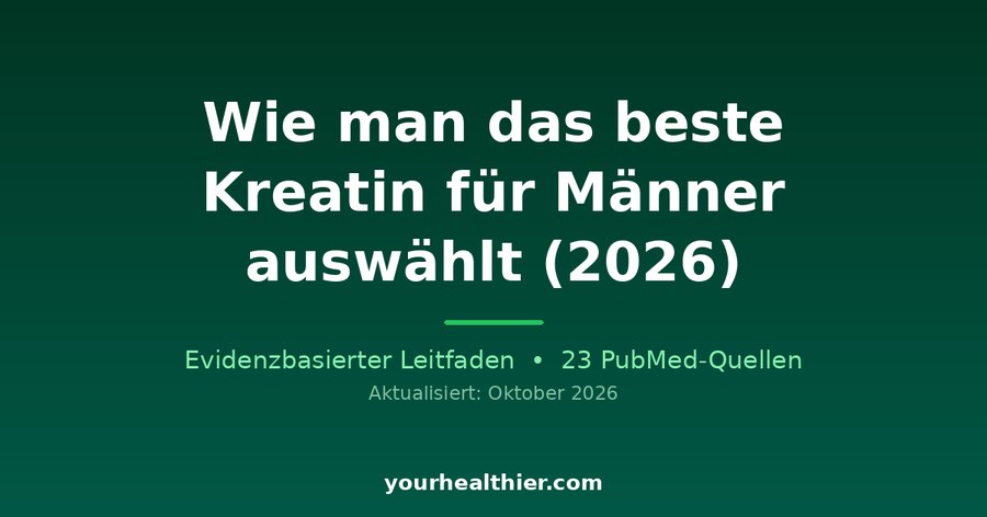 Wie man das beste Kreatin für Männer auswählt (2026)