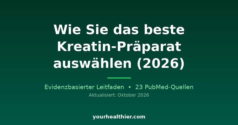 Wie Sie das beste Kreatin-Präparat auswählen (2026)