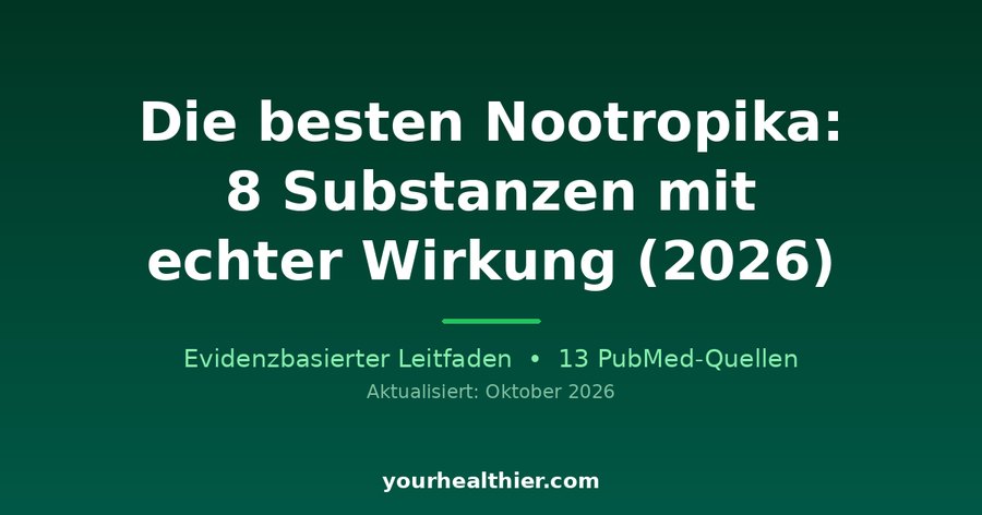 Die besten Nootropika: 8 Substanzen mit echter Wirkung (2026)