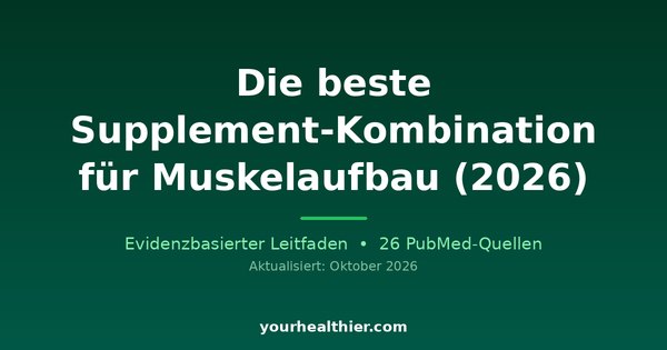 Die beste Supplement-Kombination für Muskelaufbau (2026)