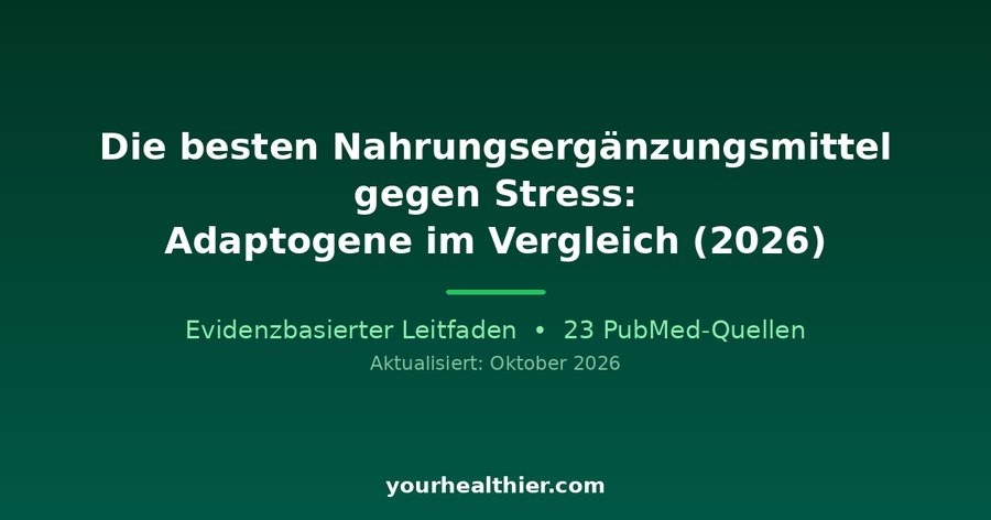 Die besten Nahrungsergänzungsmittel gegen Stress: Adaptogene im Vergleich (2026)
