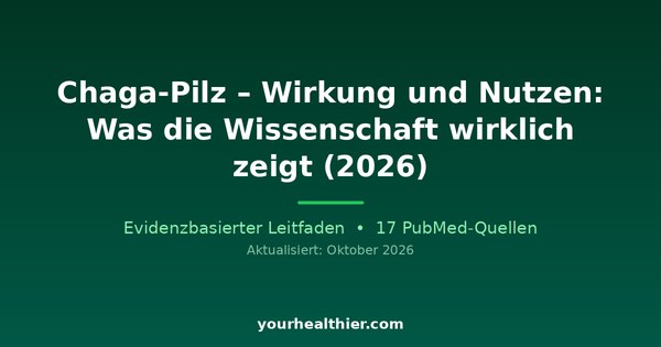 Chaga-Pilz – Wirkung und Nutzen: Was die Wissenschaft wirklich zeigt (2026)