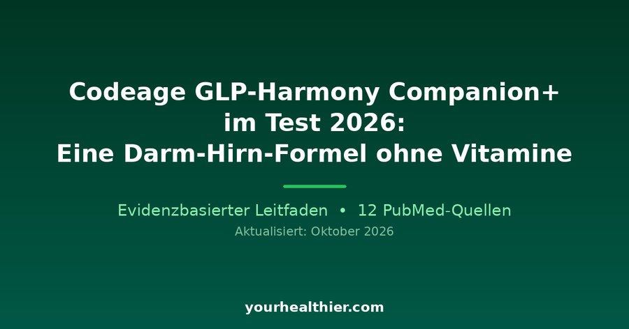 Codeage GLP-Harmony Companion+ im Test 2026: Eine Darm-Hirn-Formel ohne Vitamine