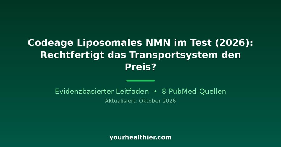 Codeage Liposomales NMN im Test (2026): Rechtfertigt das Transportsystem den Preis?
