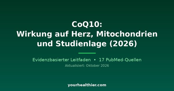 CoQ10: Wirkung auf Herz, Mitochondrien und Studienlage (2026)
