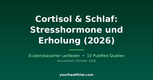 Cortisol & Schlaf: Stresshormone und Erholung (2026)