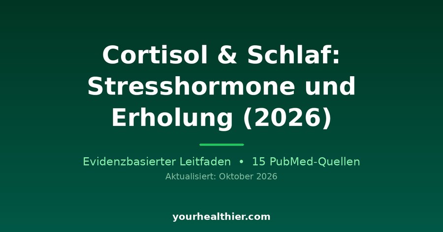 Cortisol & Schlaf: Stresshormone und Erholung (2026)