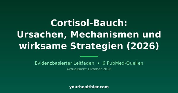Cortisol-Bauch: Ursachen, Mechanismen und wirksame Strategien (2026)