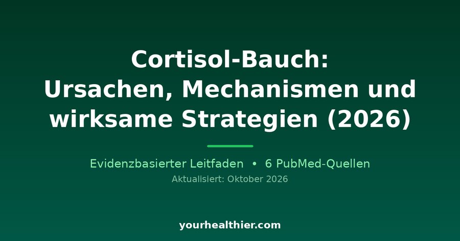 Cortisol-Bauch: Ursachen, Mechanismen und wirksame Strategien (2026)