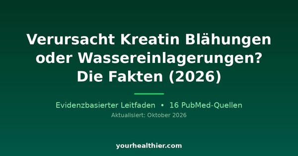 Verursacht Kreatin Blähungen oder Wassereinlagerungen? Die Fakten (2026)