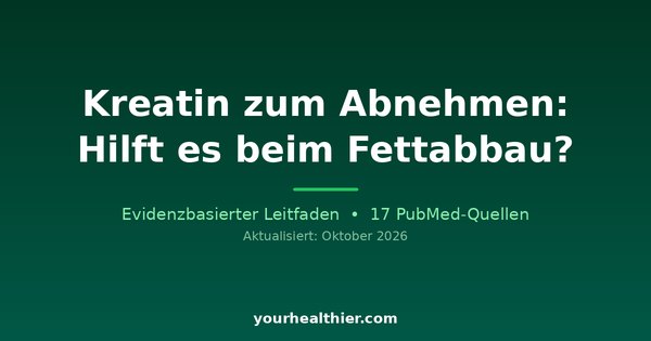 Kreatin zum Abnehmen: Hilft es beim Fettabbau?