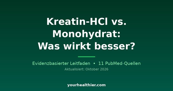 Kreatin-HCl vs. Monohydrat: Was wirkt besser?