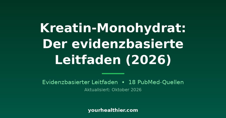 Kreatin-Monohydrat: Der evidenzbasierte Leitfaden (2026)