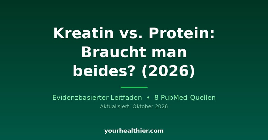 Kreatin vs. Protein: Braucht man beides? (2026)