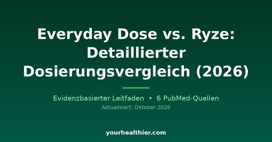 Everyday Dose vs. Ryze: Detaillierter Dosierungsvergleich (2026)