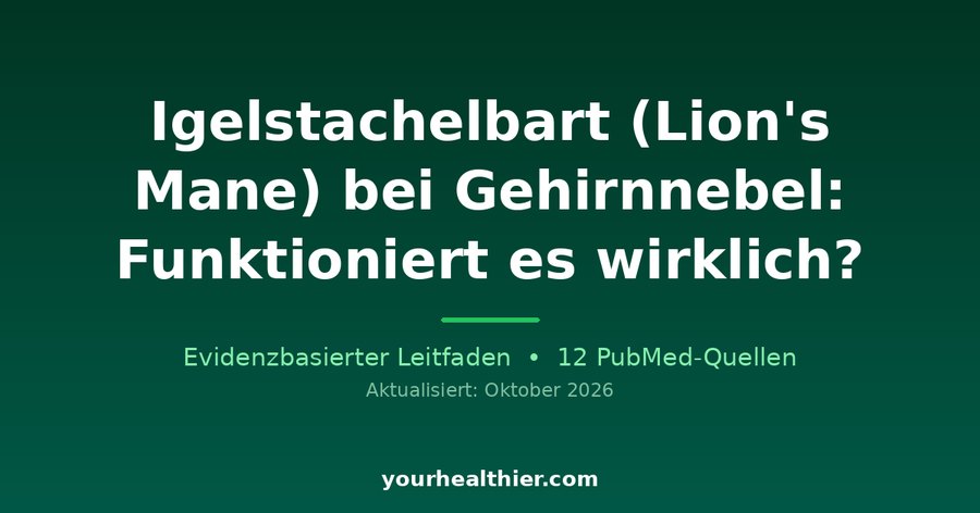 Igelstachelbart (Lion’s Mane) bei Gehirnnebel: Funktioniert es wirklich?