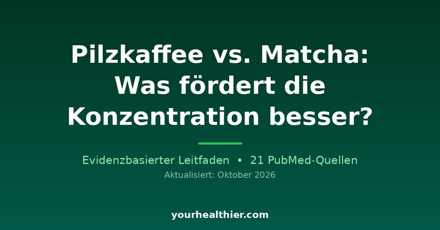Pilzkaffee vs. Matcha: Was fördert die Konzentration besser?