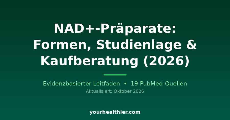 NAD+-Präparate: Formen, Studienlage & Kaufberatung (2026)