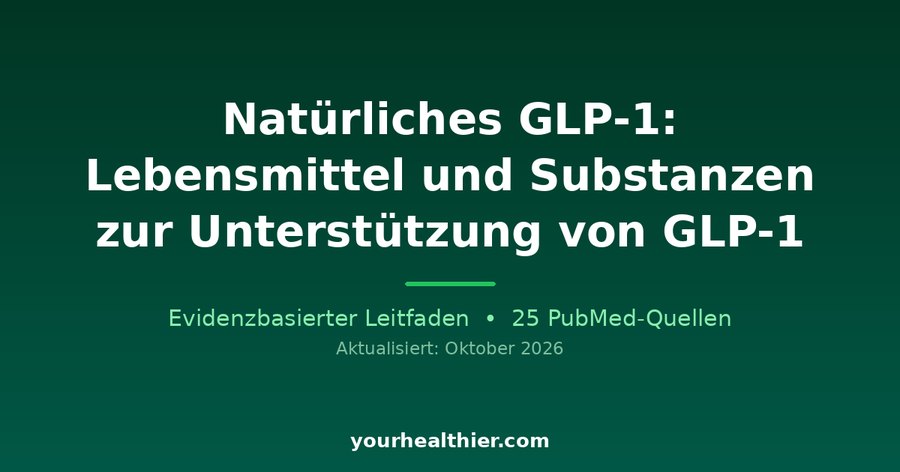 Natürliches GLP-1: Lebensmittel und Substanzen zur Unterstützung von GLP-1