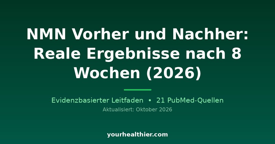 NMN Vorher und Nachher: Reale Ergebnisse nach 8 Wochen (2026)