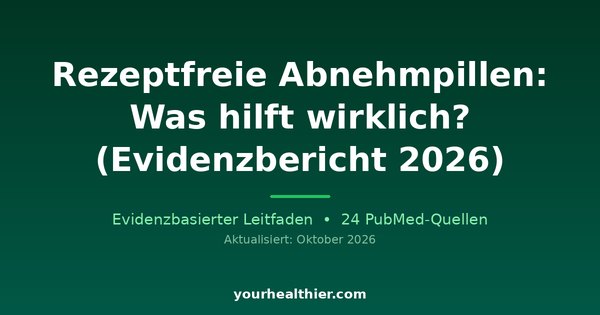 Rezeptfreie Abnehmpillen: Was hilft wirklich? (Evidenzbericht 2026)