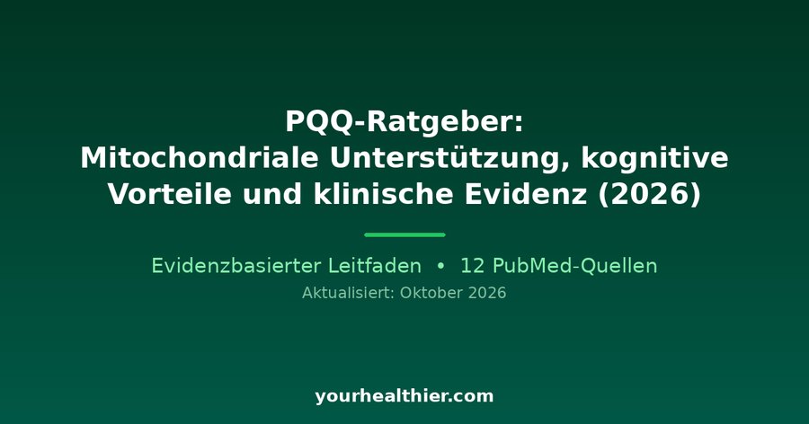 PQQ-Ratgeber: Mitochondriale Unterstützung, kognitive Vorteile und klinische Evidenz (2026)
