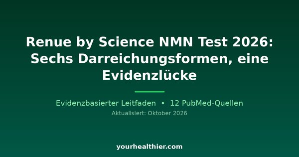Renue by Science NMN Test 2026: Sechs Darreichungsformen, eine Evidenzlücke