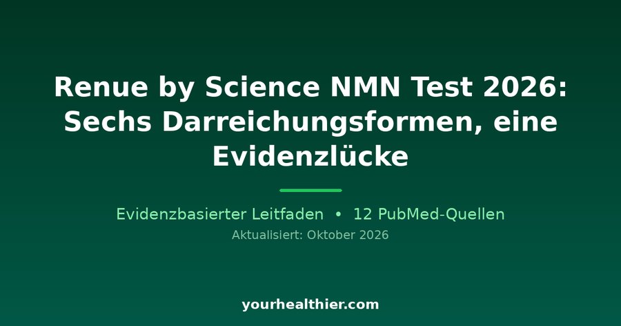 Renue by Science NMN Test 2026: Sechs Darreichungsformen, eine Evidenzlücke