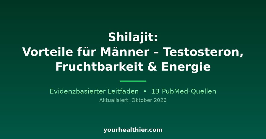Shilajit: Vorteile für Männer – Testosteron, Fruchtbarkeit & Energie