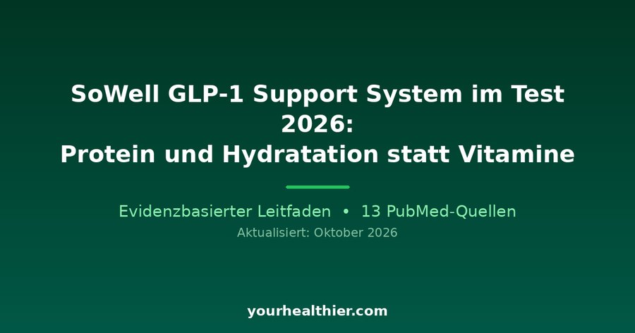 SoWell GLP-1 Support System im Test 2026: Protein und Hydratation statt Vitamine