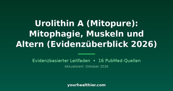 Urolithin A (Mitopure): Mitophagie, Muskeln und Altern (Evidenzüberblick 2026)