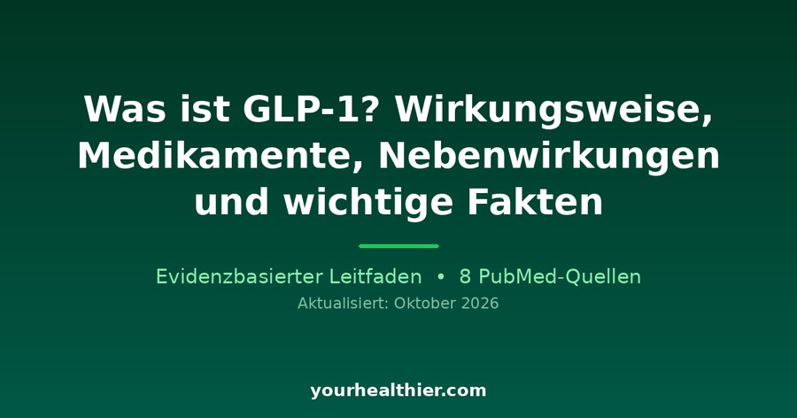 Was ist GLP-1? Wirkungsweise, Medikamente, Nebenwirkungen und wichtige Fakten