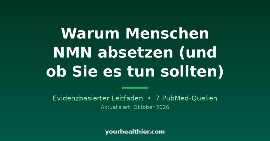 Warum Menschen NMN absetzen (und ob Sie es tun sollten)
